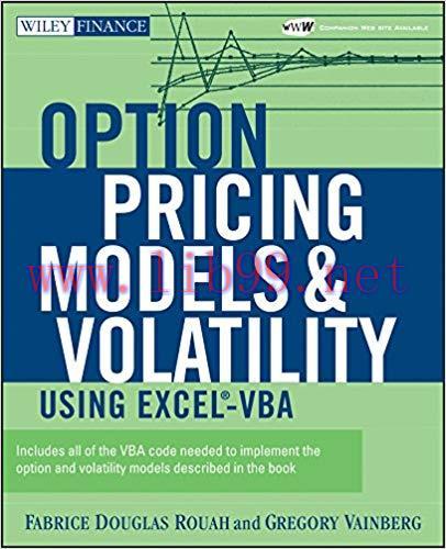 (PDF)Option Pricing Models and Volatility Using Excel-VBA (Wiley Finance Book 361) 1st Edition