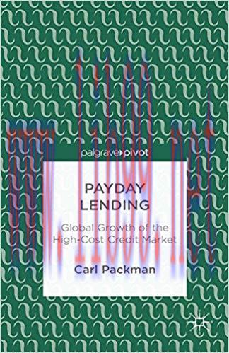 (PDF)Payday Lending: Global Growth of the High-Cost Credit Market 2014 Edition