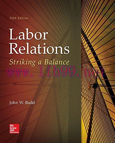 [FOX-Ebook]Labor Relations: Striking a Balance, 5th Edition