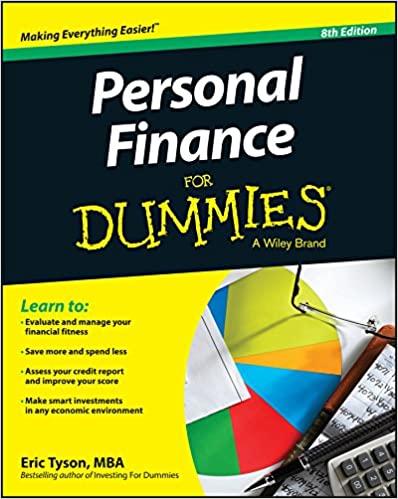 (PDF)Personal Finance For Dummies 8th Edition by Eric Tyson