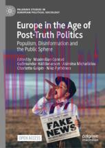 [PDF]Europe in the Age of Post-Truth Politics: Populism, Disinformation and the Public Sphere