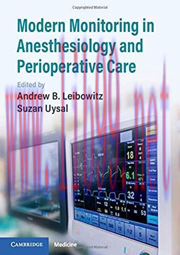 [FOX-Ebook]Modern Monitoring in Anesthesiology and Perioperative Care