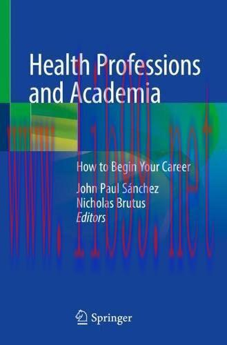 [AME]Health Professions and Academia: How to Begin Your Career (Original PDF)