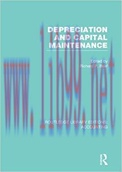 (PDF)Depreciation and Capital Maintenance (RLE Accounting) (Routledge Library Editions: Account...
