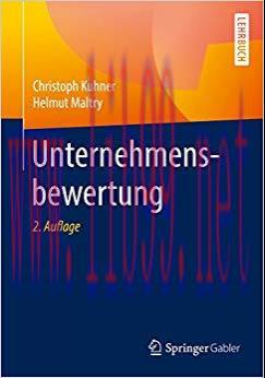 (PDF)Unternehmensbewertung (Springer-Lehrbuch) (German Edition) 2nd Edition