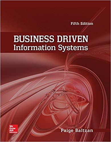 (PDF)Business Driven Information Systems 5th Edition