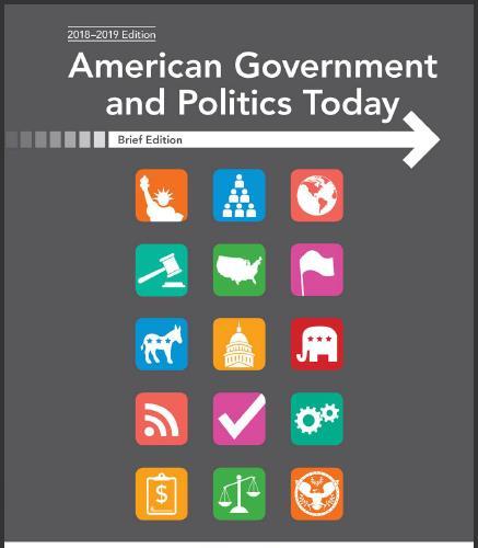 (Test bank)American Government and Politics Today, Brief 10th Edition - Steffen W. Schmidt.zip