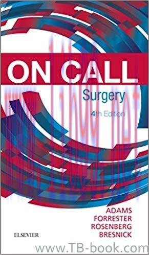 On Call Surgery 4th Edition by Gregg A. Adams