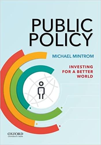 (PDF)Public Policy Investing for a Better World 1st Edition by Michael Mintrom