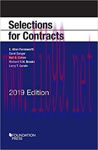 [PDF]Farnsworth, Sanger, Cohen, Brooks, and Garvin’s Selections for Contracts, 2019 Edition