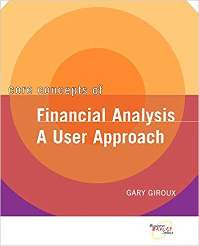 (Test Bank)Core Concepts of Financial Analysis A User Approach by Gary Giroux.zip