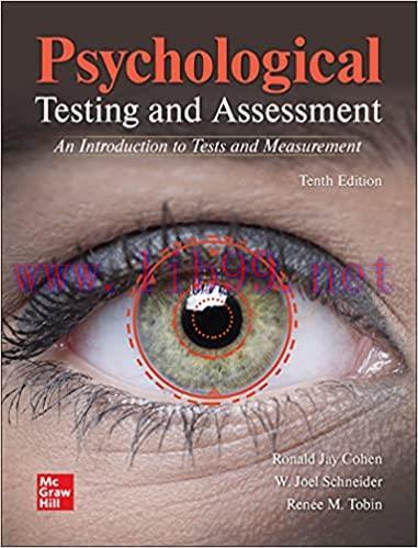 [PDF]Psychological Testing and Assessment An Introduction to Tests and Measurement 10e