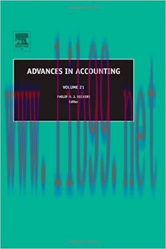 (PDF)Advances in Accounting (ISSN Book 21) 1st Edition