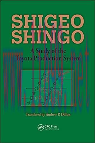 A Study of the Toyota Production System 1st Edition