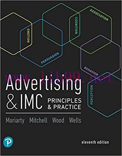 (PDF)Advertising & IMC: Principles and Practice 11th Edition by Sandra Moriarty