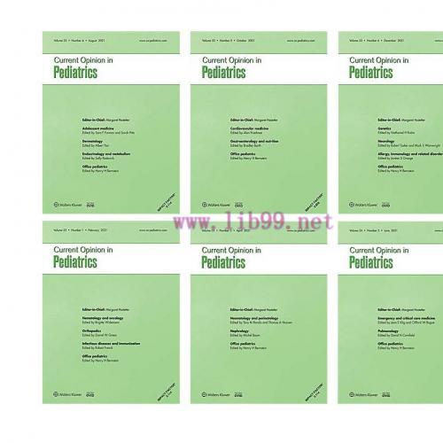 [AME]Current Opinion in Pediatrics 2021 Full Archives (True PDF)