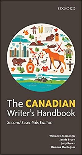 The Canadian Writers Handbook 2nd Essentials Edition