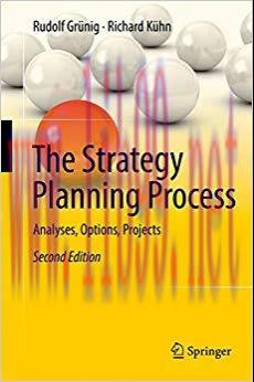 (PDF)The Strategy Planning Process: Analyses, Options, Projects 2nd Edition