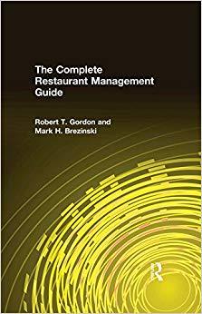 (PDF)The Complete Restaurant Management Guide (Sharpe Professional) 1st Edition