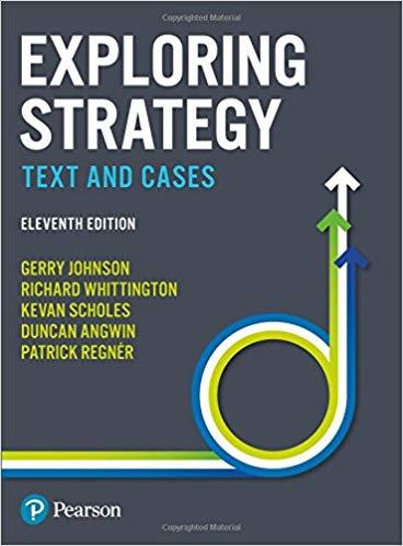 Exploring Strategy Text and Cases 11th Edition