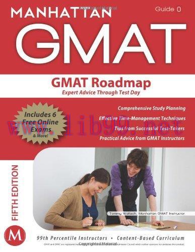 [FOX-Ebook]GMAT Strategy Guide, 5th Edition: GMAT Roadmap, Guide 0