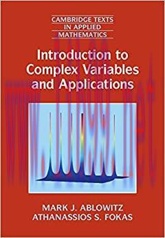 (PDF)Introduction to Complex Variables and Applications (Cambridge Texts in Applied Mathematics...
