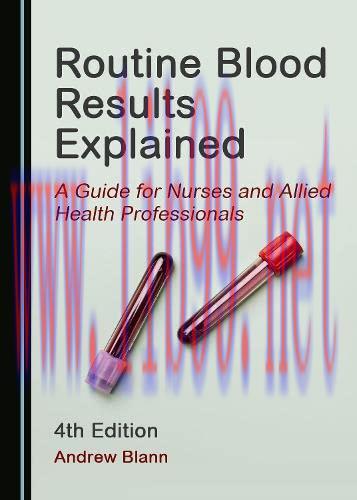 [AME]Routine Blood Results Explained (Original PDF)