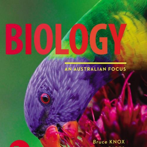 Biology An australian focus 5th edition - Bruce Knox & Pauline Ladiges & Barbara Evans & Robert...