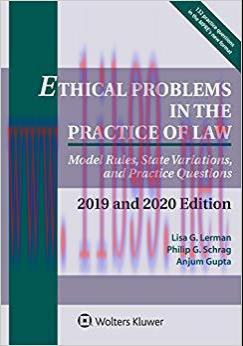 (PDF)Ethical Problems in the Practice of Law: Model Rules, State Variations, and Practice Quest...
