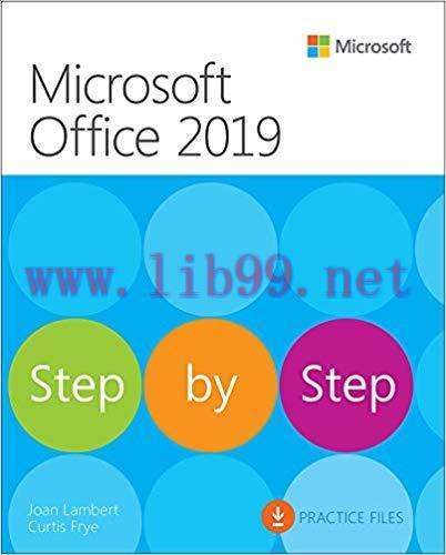 Microsoft Office 2019 Step by Step 1st Edition,