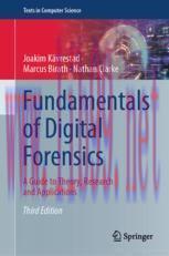 [PDF]Fundamentals of Digital Forensics: A Guide to Theory, Research and Applications
