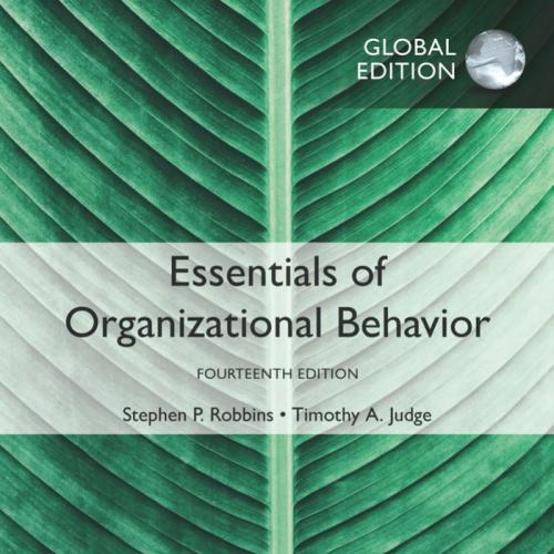 Essentials of Organizational Behavior