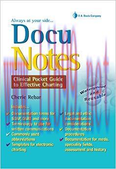 (PDF)DocuNotes Clinical Pocket Guide to Effective Charting 1st Edition