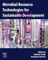[PDF]Microbial Resource Technologies for Sustainable Development