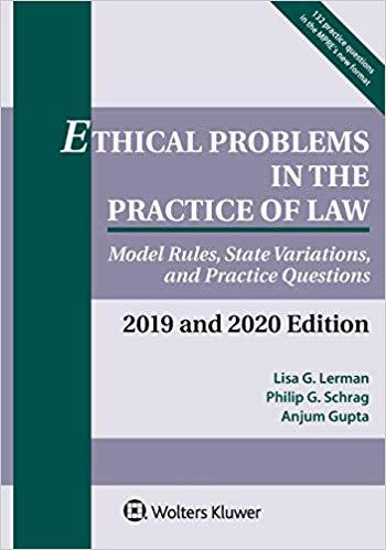 (PDF)Ethical Problems in the Practice of Law (Supplements) Supplement Edition