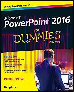 PowerPoint 2016 For Dummies 1st Edition,