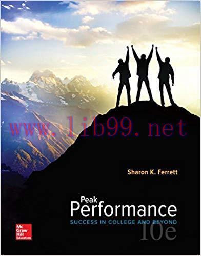 (PDF)Peak Performance: Success in College and Beyond 10th Edition