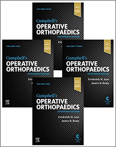 Campbell&rsquo;s Operative Orthopaedics, 4-Volume Set 14th Edition
