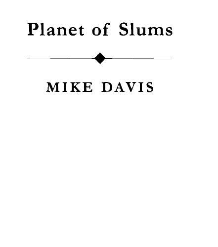 Planet of slums