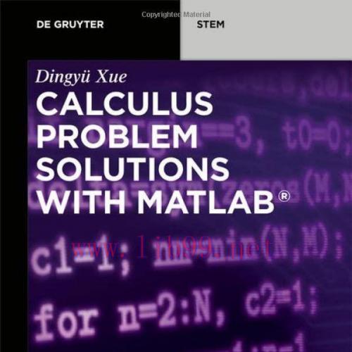 [FOX-Ebook]Calculus Problem Solutions With MATLAB