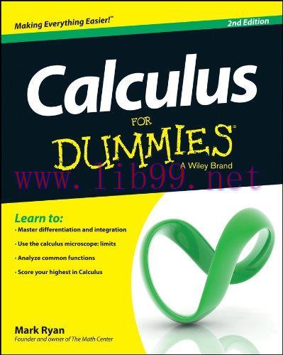 [FOX-Ebook]Calculus For Dummies, 2nd Edition