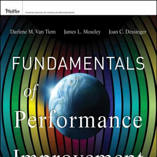 Fundamentals of Performance Improvement Optimizing Results - Darlene Van Tiem & James L. Mosele...
