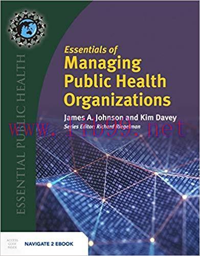 [EPUB]Essentials of Managing Public Health Organizations EBook