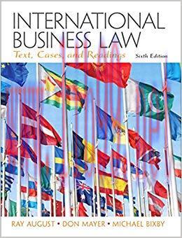 International Business Law 6th Edition,