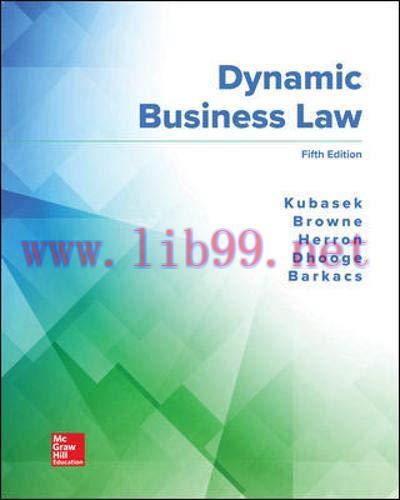 [FOX-Ebook]Dynamic Business Law, 5th Edition