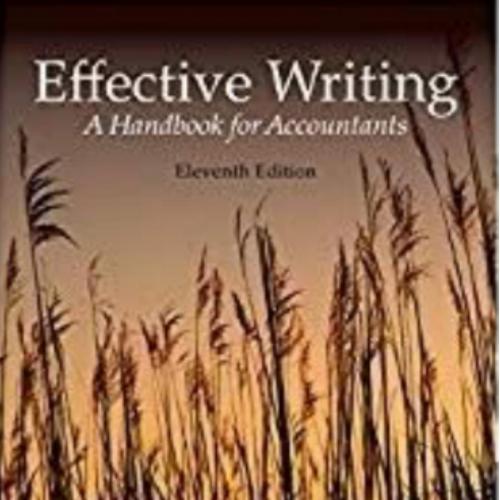 Effective Writing A Handbook for Accountants, 11th Edition by Claire B. May 160Yuan (1)