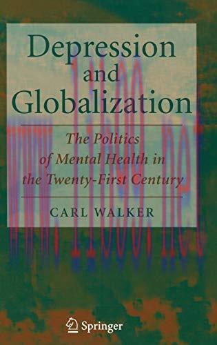 [AME]Depression and Globalization: The Politics of Mental Health in the 21st Century (Original ...