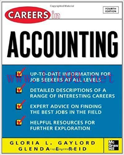 (PDF)Careers in Accounting, 4th Ed. (Careers in&hellip; Series) 4th Edition