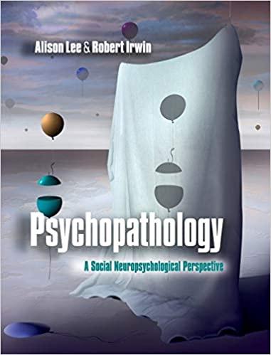 Psychopathology A Social Neuropsychological Perspective