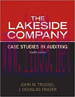 (PDF)Lakeside Company: Case Studies in Auditing 12th Edition